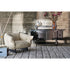 Mon-Cloud Lounge Chair by Cassina designed by Patricia Urquiola with a sculptural upholstered form and wooden base.