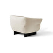 Mon-Cloud Lounge Chair by Cassina designed by Patricia Urquiola with a sculptural upholstered form and wooden base.