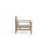 Contemporary Montauk Outdoor Lounge Chair by Danao | Luxury Teak Frame and Woven Fiber Design | Casa Design Group