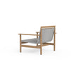 Contemporary Montauk Outdoor Lounge Chair by Danao | Luxury Teak Frame and Woven Fiber Design | Casa Design Group