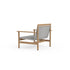 Contemporary Montauk Outdoor Lounge Chair by Danao | Luxury Teak Frame and Woven Fiber Design | Casa Design Group