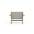 Contemporary Montauk Outdoor Lounge Chair by Danao | Luxury Teak Frame and Woven Fiber Design | Casa Design Group