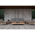 Contemporary Montauk Outdoor Lounge Chair by Danao | Luxury Teak Frame and Woven Fiber Design | Casa Design Group