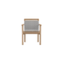 Montauk Premium Teak Wood Frame Arm Dining Chair by Paola Lenti | Casa Design Group