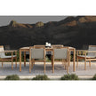 Montauk Premium Teak Wood Frame Arm Dining Chair by Paola Lenti | Casa Design Group