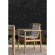 Montauk Premium Teak Wood Frame Arm Dining Chair by Paola Lenti | Casa Design Group