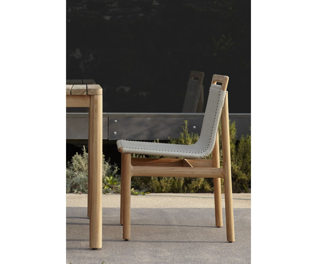 Elegant Montauk Premium Teak Side Dining Chair by Danao | Casa Design Group