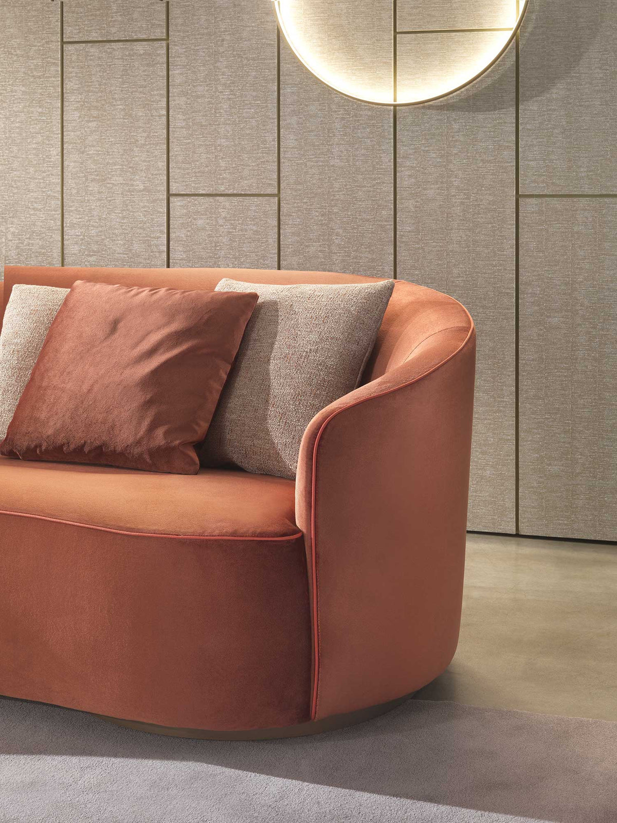 Moon Round Arm Sofa by Marelli Casa Design Group