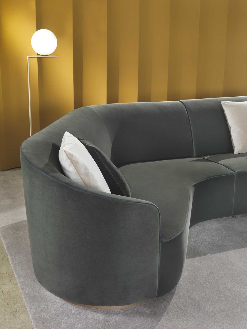 Moon Round Arm Sofa by Marelli Casa Design Group