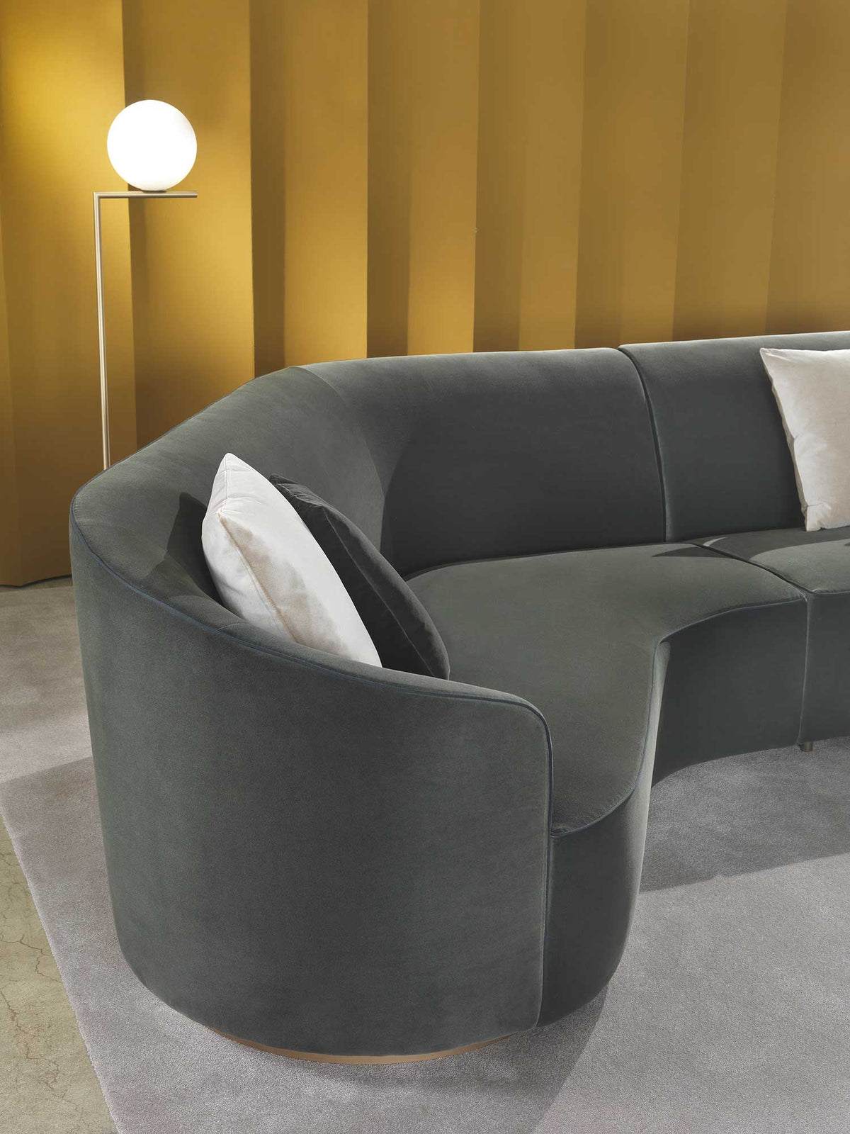 Moon Round Arm Sofa by Marelli Casa Design Group