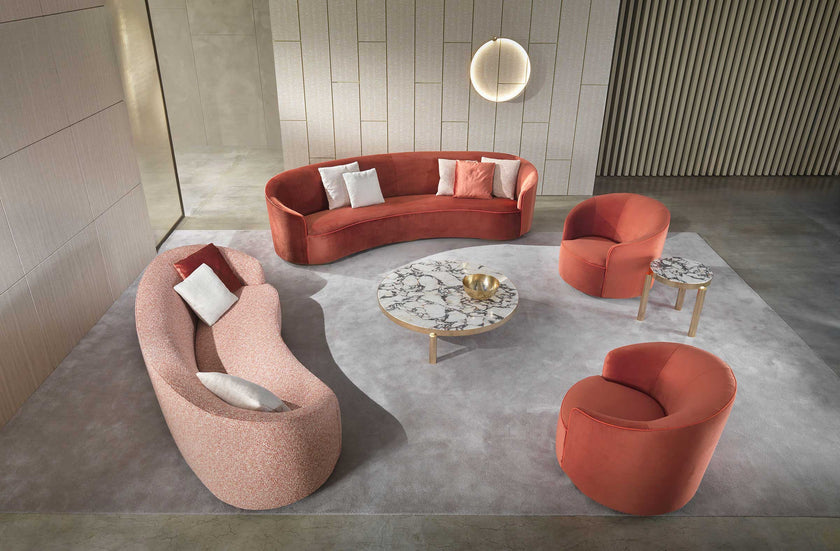 Moon Round Arm Sofa by Marelli Casa Design Group