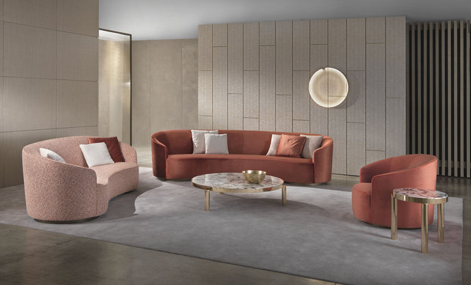 Moon Round Arm Sofa by Marelli Casa Design Group