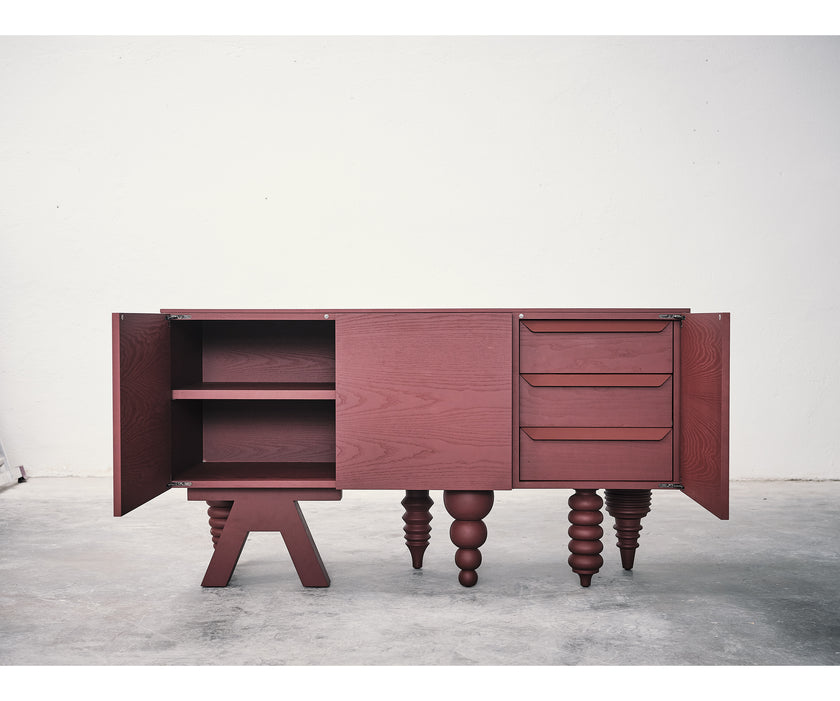 Contemporary Multileg Cabinet with Sculptural Legs by BD Barcelona Casa Design Group