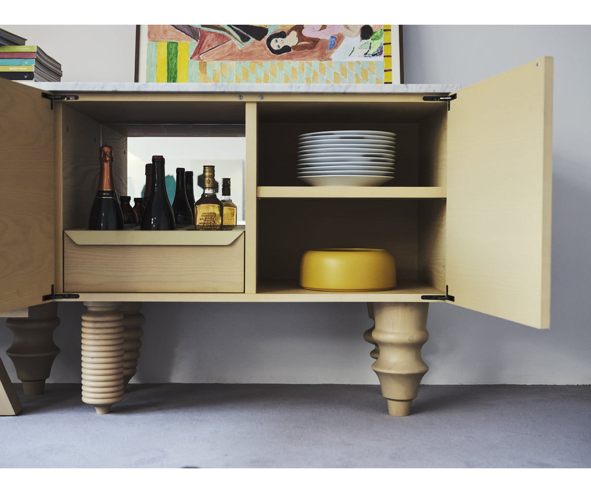 Contemporary Multileg Cabinet with Sculptural Legs by BD Barcelona Casa Design Group