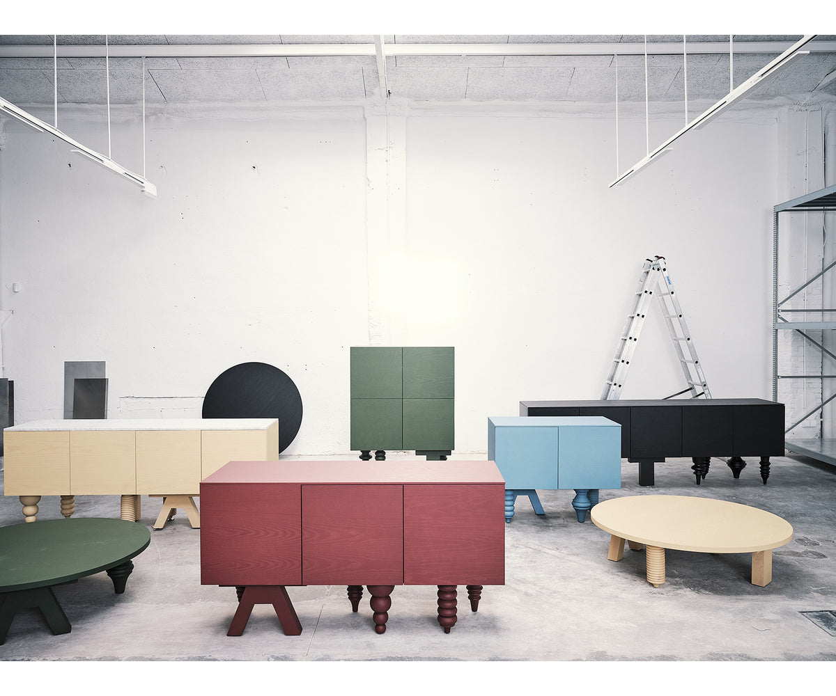 Modern Multileg Low Table with Sculptural Legs by Jaime Hayon for BD Barcelona Casa Design Group