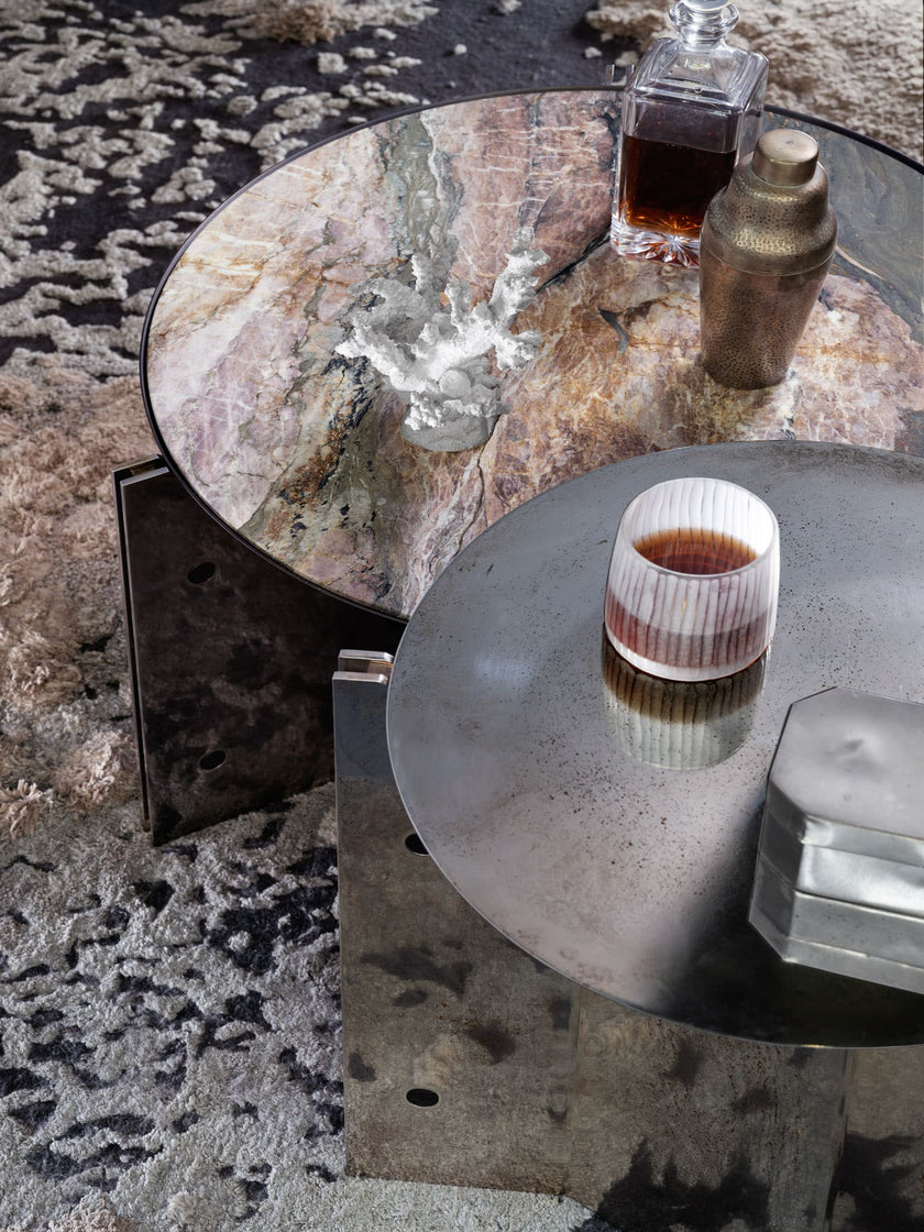 High End Muse Side Table by Henge Casa Design Group