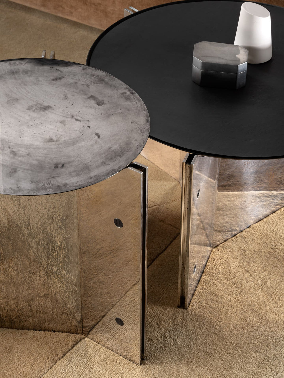 High End Muse Side Table by Henge Casa Design Group