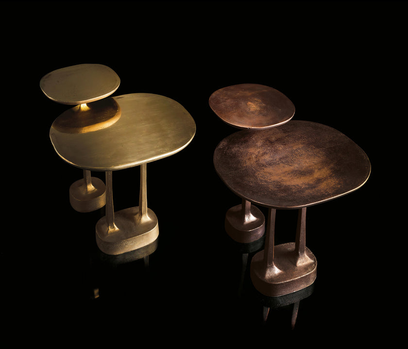 High End Mushroom Side Table by Henge Casa Design Group