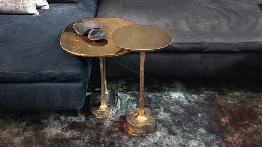 High End Mushroom Side Table by Henge Casa Design Group