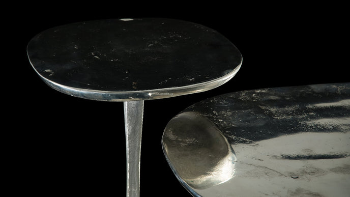 High End Mushroom Side Table by Henge Casa Design Group