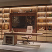 High End My Case Bookcase by Porada Casa Design Group