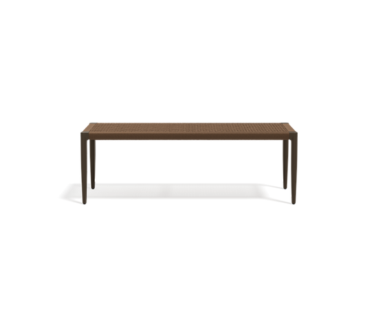 Nagomi modern woven bench by INODA+SVEJE for Tribù | Casa Design Group