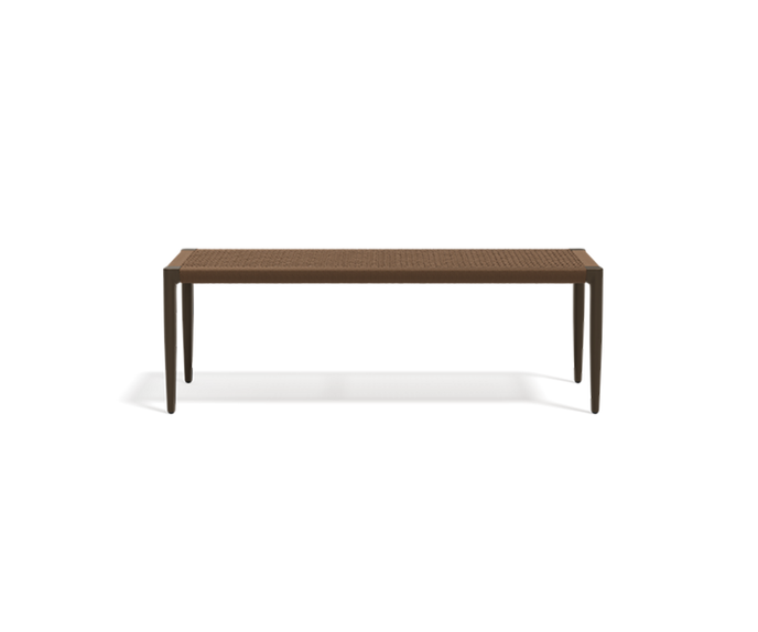 Nagomi modern woven bench by INODA+SVEJE for Tribù | Casa Design Group