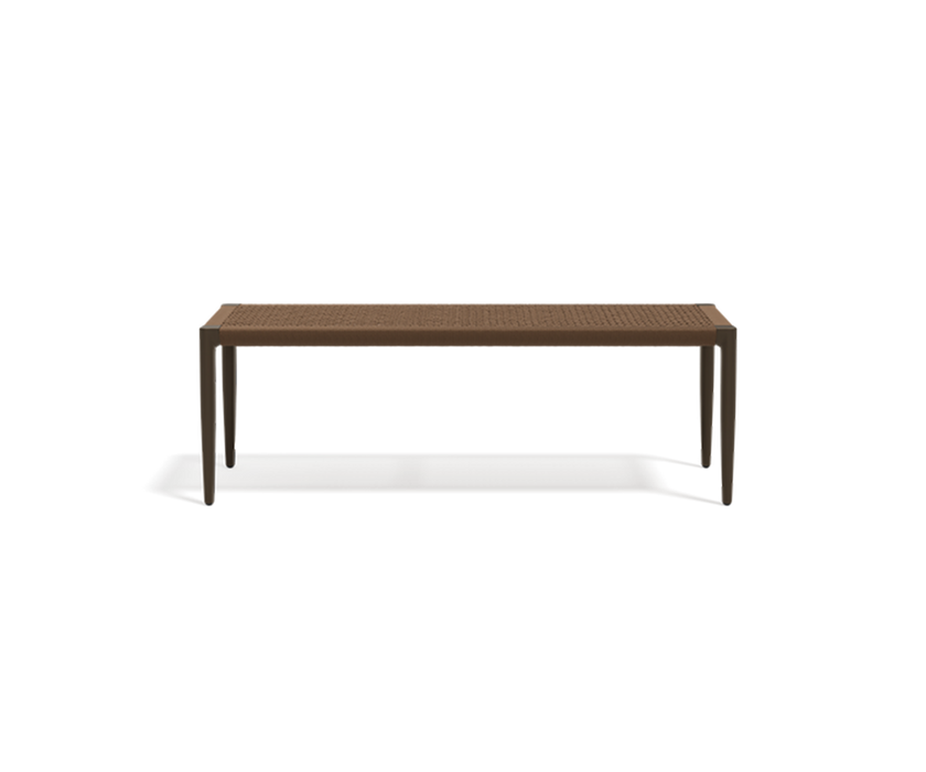Nagomi modern woven bench by INODA+SVEJE for Tribù | Casa Design Group