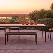 Nagomi modern woven bench by INODA+SVEJE for Tribù | Casa Design Group