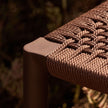 Nagomi modern woven bench by INODA+SVEJE for Tribù | Casa Design Group