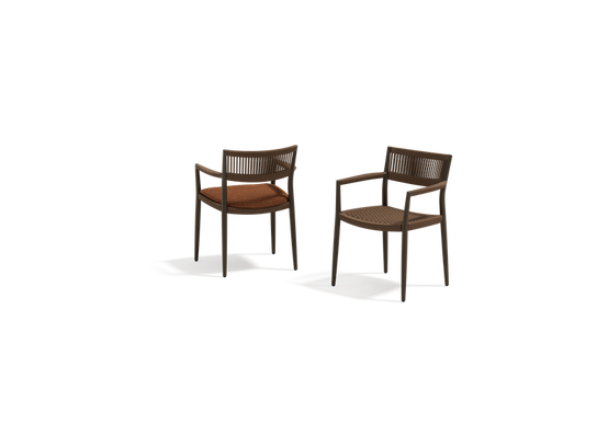 Nagomi refined woven dining chair by INODA+SVEJE for Tribù | Casa Design Group