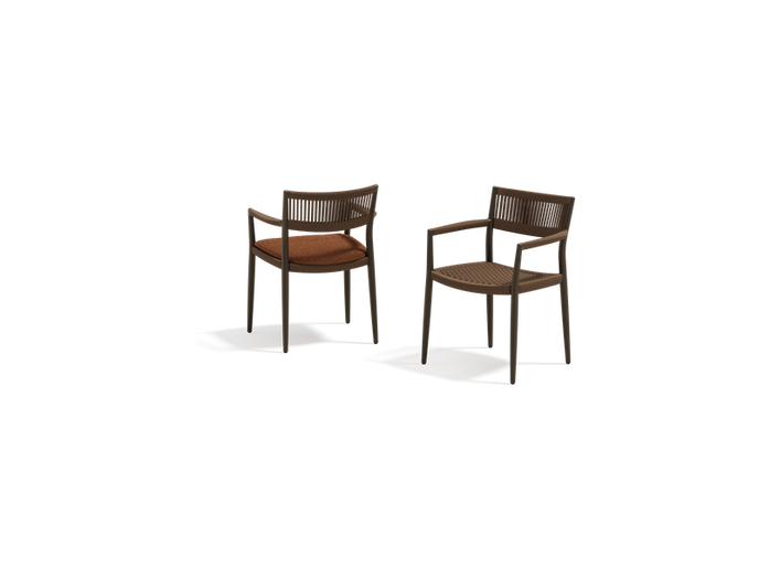 Nagomi refined woven dining chair by INODA+SVEJE for Tribù | Casa Design Group