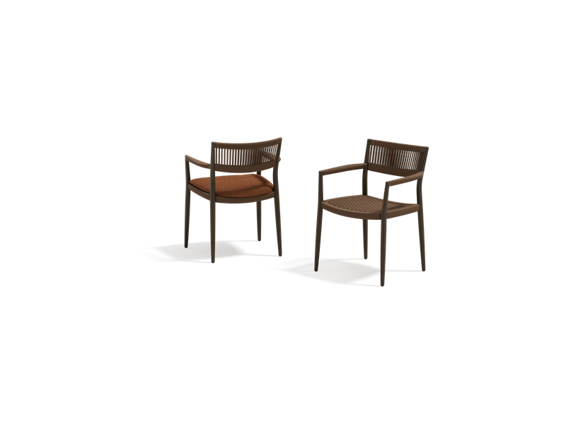 Nagomi refined woven dining chair by INODA+SVEJE for Tribù | Casa Design Group