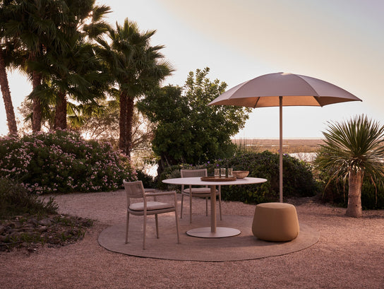 Nagomi refined woven dining chair by INODA+SVEJE for Tribù | Casa Design Group