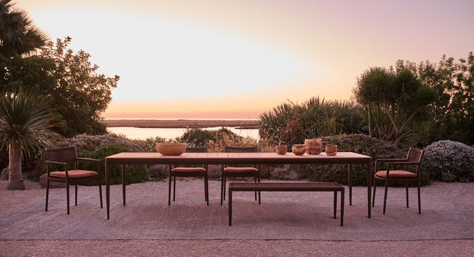 Nagomi refined woven dining chair by INODA+SVEJE for Tribù | Casa Design Group