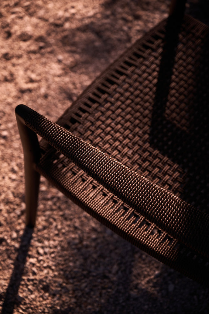 Nagomi refined woven dining chair by INODA+SVEJE for Tribù | Casa Design Group