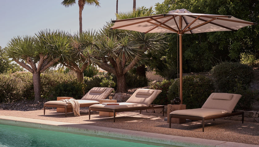 Nagomi sculptural woven lounger by INODA+SVEJE for Tribù | Casa Design Group