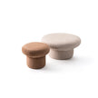 Nala luxurious upholstered pouf by Oscar and Gabriele Buratti | Casa Design Group