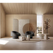 Nala luxurious upholstered pouf by Oscar and Gabriele Buratti | Casa Design Group