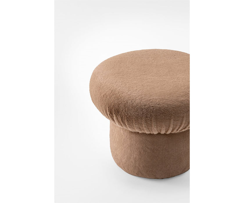 Nala luxurious upholstered pouf by Oscar and Gabriele Buratti | Casa Design Group