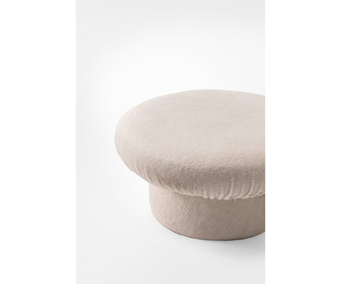 Nala luxurious upholstered pouf by Oscar and Gabriele Buratti | Casa Design Group