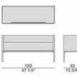High End Nara 4 Console by Porada Casa Design Group