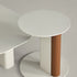 Native Contemporary C Table with Sculptural Pedestal Base by Colección Alexandra | Casa Design Group