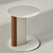 Native Contemporary C Table with Sculptural Pedestal Base by Colección Alexandra | Casa Design Group