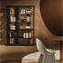 Inlay Bookcase by Naturedesign with Solid Wood Structure and Cast Glass Shelves | Casa Design Group