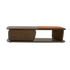 Naturedesign Litha Bench with storage drawer and optional leather seat cushion.