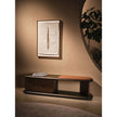 Naturedesign Litha Bench with storage drawer and optional leather seat cushion.