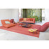 Transitional Navajo outdoor rug by Paola Lenti with Braided Design in a Single Mélange Color Casa Design Group