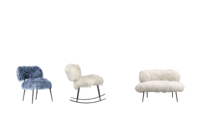 Nepal Mongolia Rocking Chair by Paola Navone for Baxter | Casa Design Group