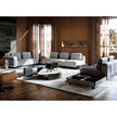 Nereide Sectional Sofa by Giorgetti modular Italian sectional with solid ash wood platform and contemporary design | Casa Design Group